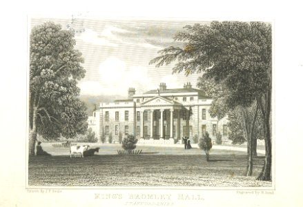 Neale(1827) p4.166 - King's Bromley Hall, Staffordshire
