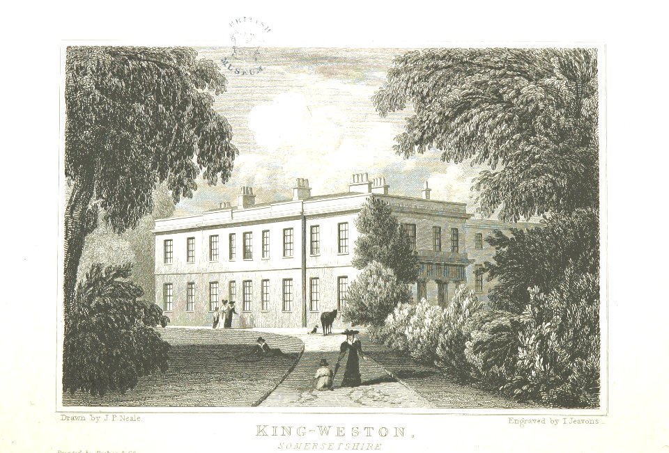 Neale(1827) p4.146 - King-Weston, Somersetshire