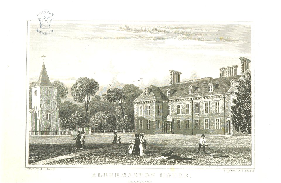 Neale(1827) p4.018 - Aldermaston House, Berkshire
