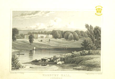 Neale(1829) p5.066 - Marbury Hall, Cheshire