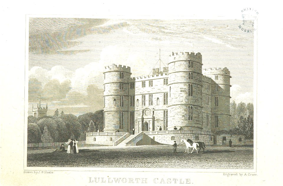Neale(1827) p4.042 - Lullworth Castle, Dorsetshire