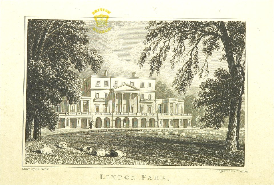 Neale(1829) p5.116 - Linton Park, Kent