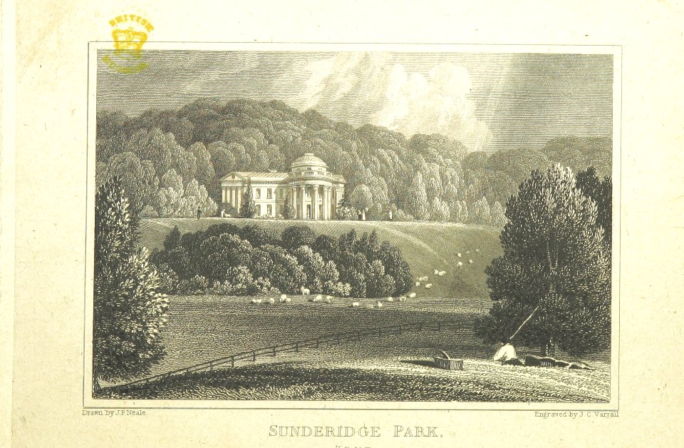 Neale(1829) p5.120 - Sunderidge Park, Kent
