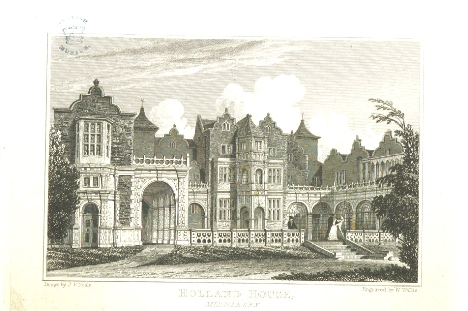 Neale(1827) p4.112 - Holland House, Middlesex