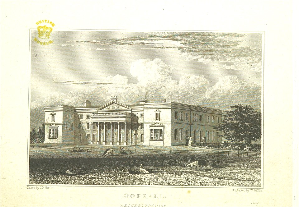 Neale(1829) p5.124 - Gopsall, Leicestershire