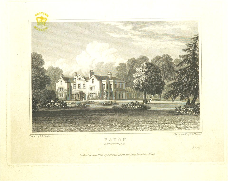 Neale(1829) p5.144 - Eaton, Shropshire
