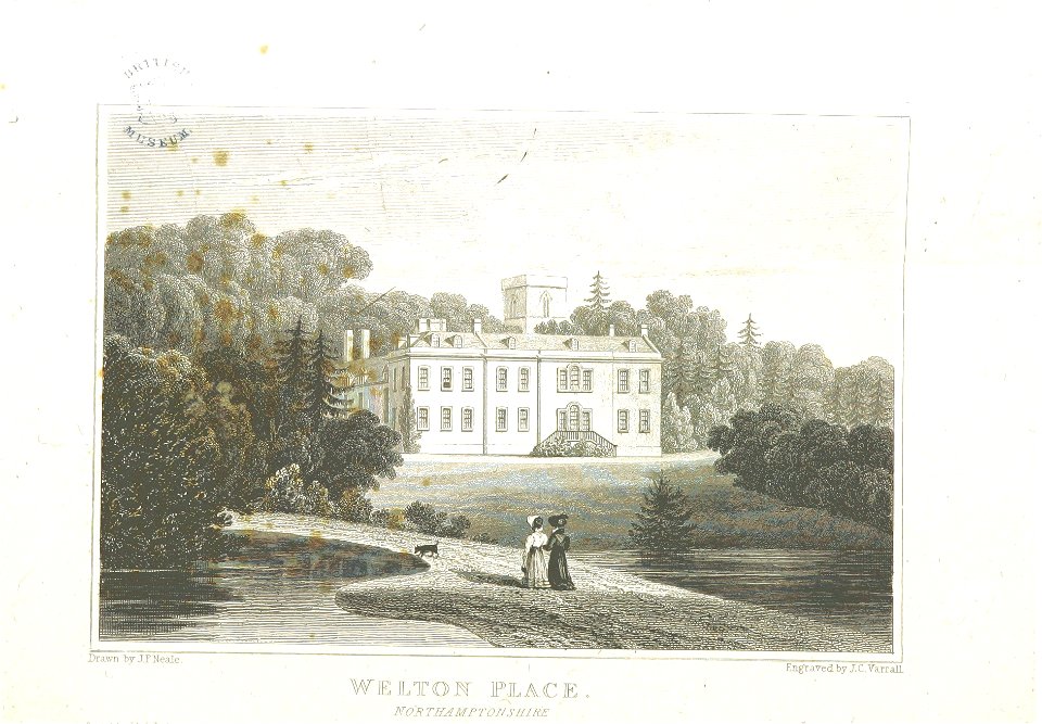 Neale(1825) p2.134 - Welton Place, Northamptonshire