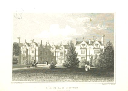Neale(1825) p2.184 - Corsham House, Wiltshire (South Front)