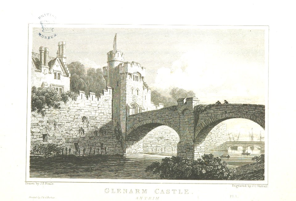 Neale(1825) p2.232 - Glenarm Castle, Antrim