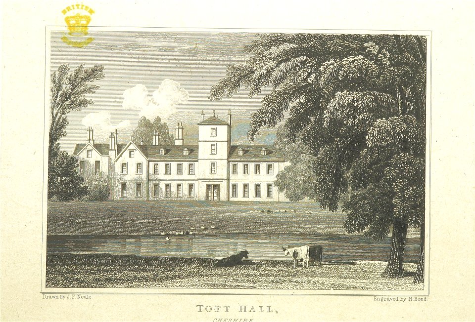 Neale(1829) p5.088 - Toft Hall, Cheshire