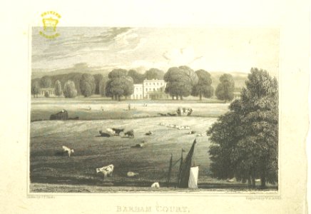 Neale(1829) p5.112 - Barham Court, Kent