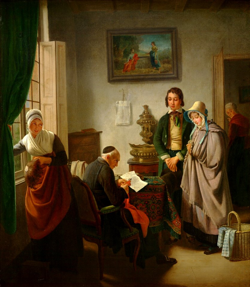 Jozef Geirnaert - Visit at the pastor's