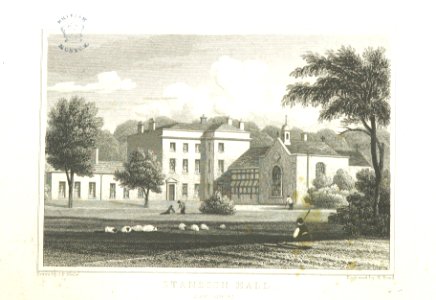 Neale(1827) p4.108 - Standish Hall, Lancashire