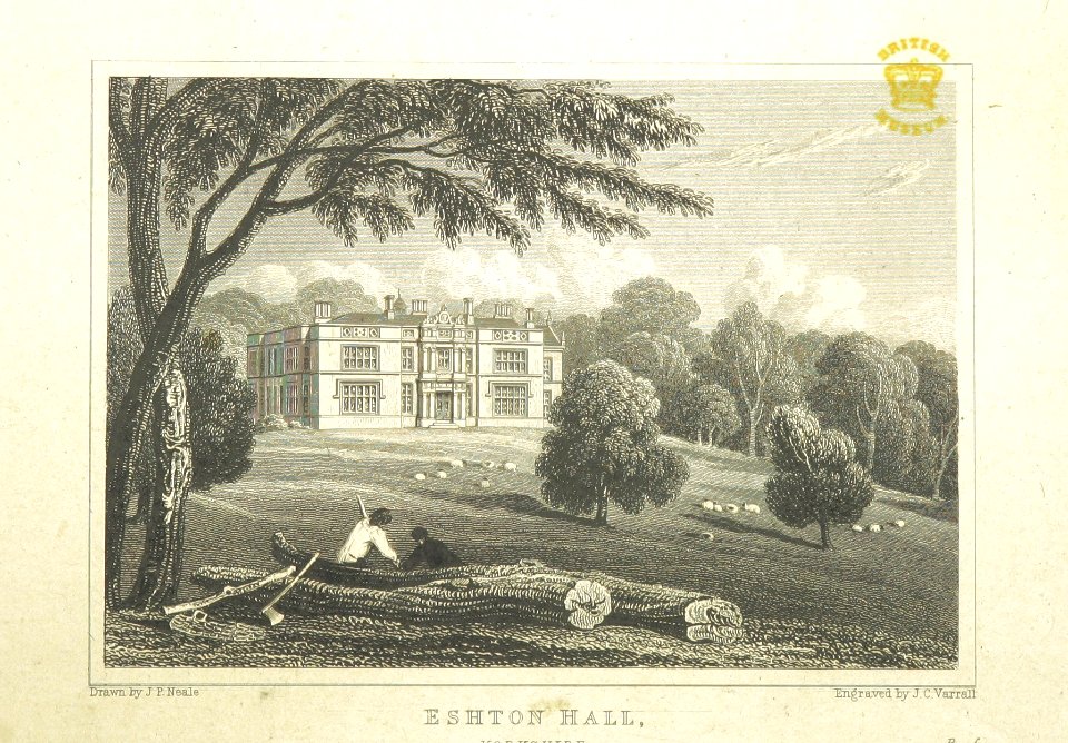 Neale(1829) p5.184 - Eshton Hall, Yorkshire