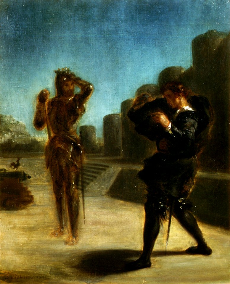Delacroix Ghost of Hamlet's father