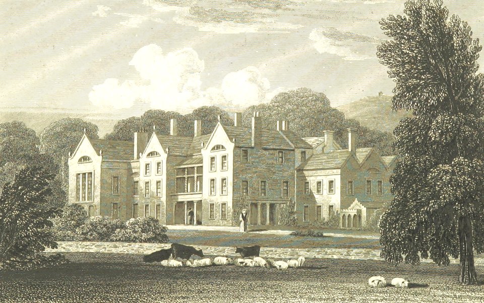 Neale(1829) p5.208 - Downing, Flintshire (cropped)