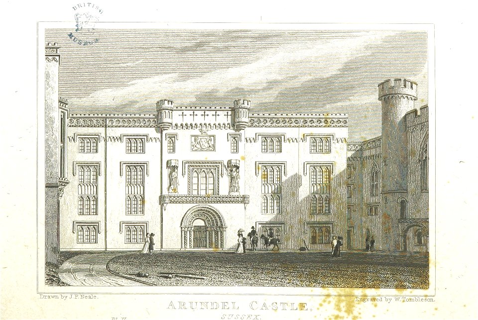 Neale(1827) p4.176 - Arundel Castle, Sussex