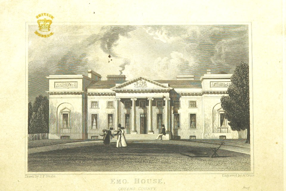 Neale(1829) p5.252 - Emo House, Queen's County