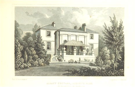 Albany Cottage, Regent's Park - Shepherd, Metropolitan Improvements (1828), p227