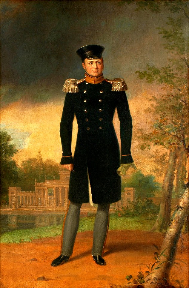 Dawe Alexander I against the Palace on the Water