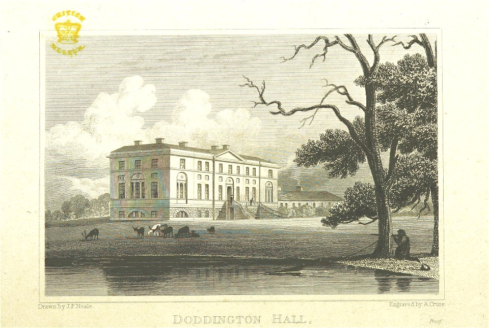 Neale(1829) p5.058 - Doddington Hall, Cheshire