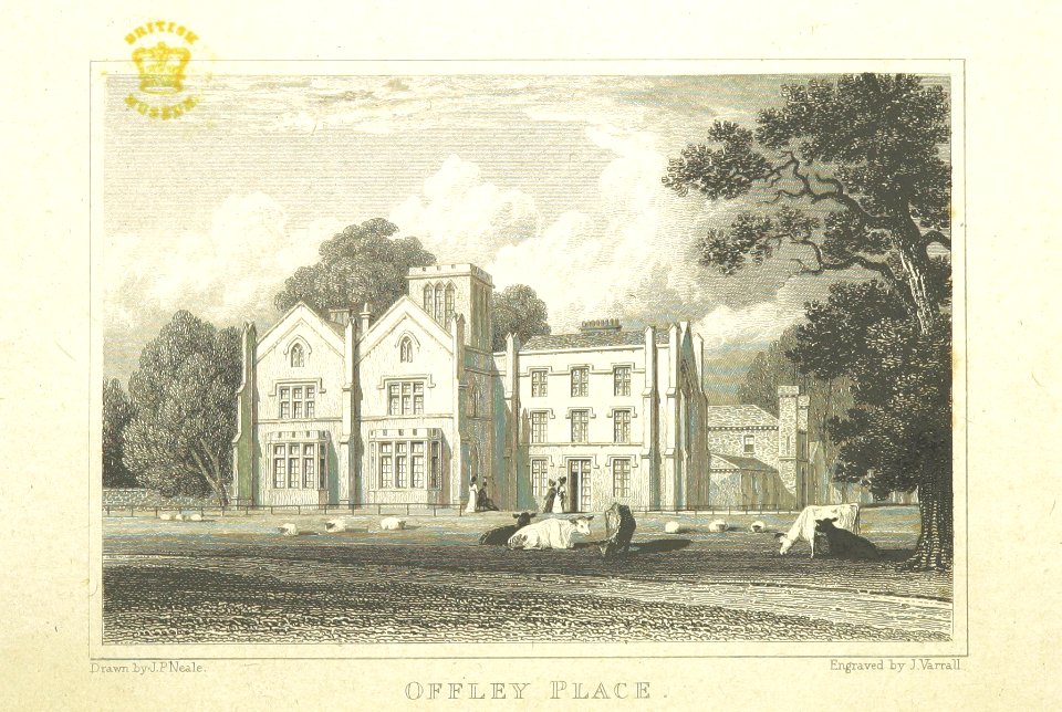 Neale(1829) p5.108 - Offley Place, Hertfordshire