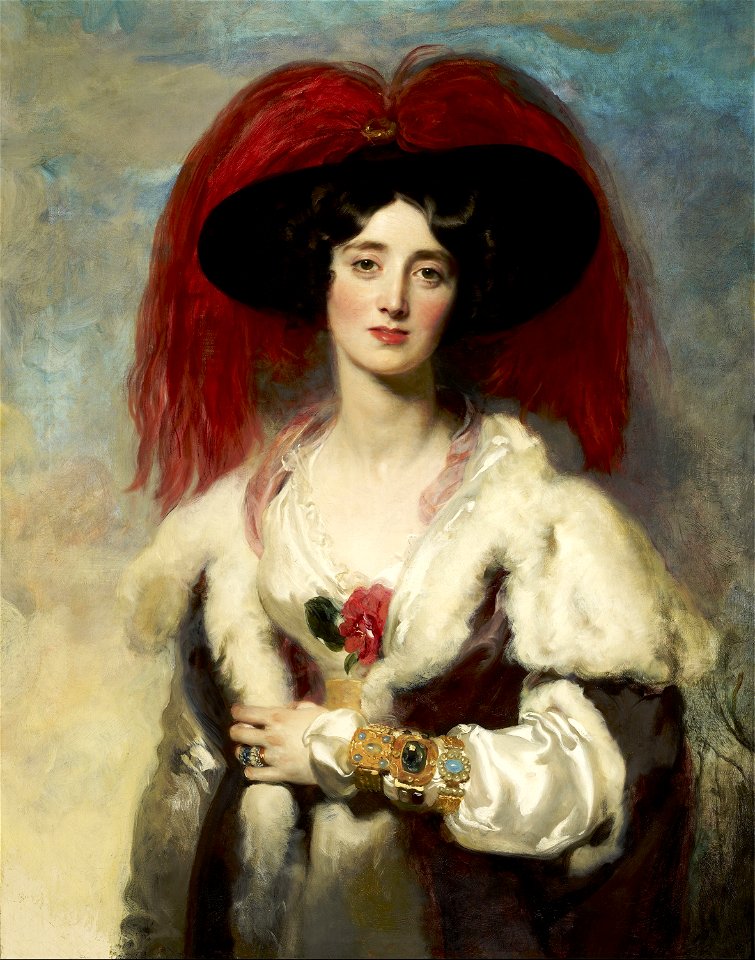 Julia, Lady Peel - Lawrence 1827
