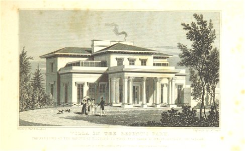 Villa in The Regent's Park - Shepherd, Metropolitan Improvements (1828), p209