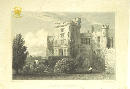 Neale(1829) p5.221 - Powis Castle, Montgomeryshire