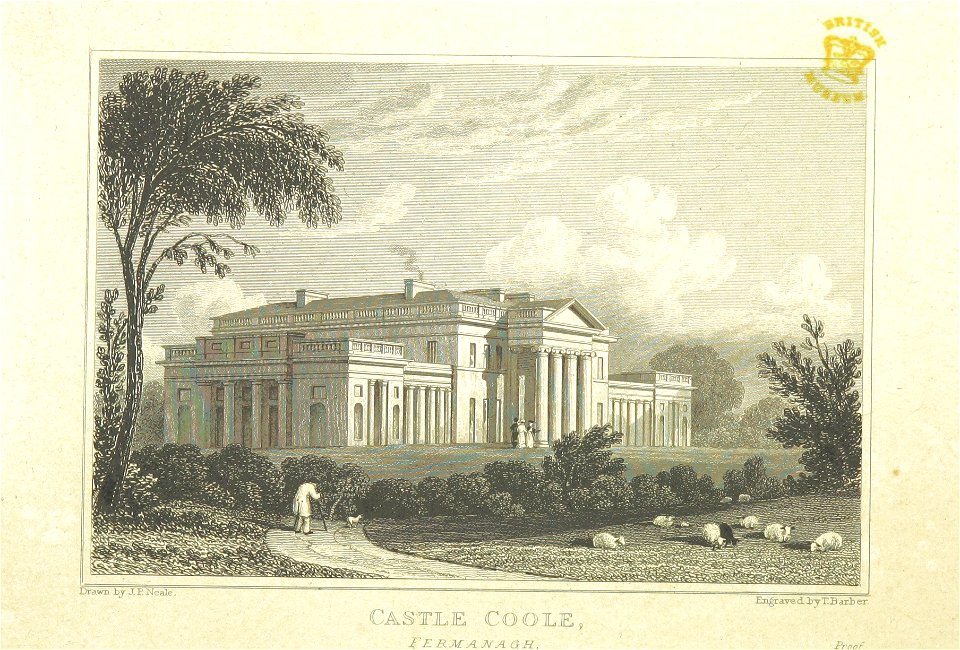 Neale(1829) p5.248 - Castle Coole, Fermanagh
