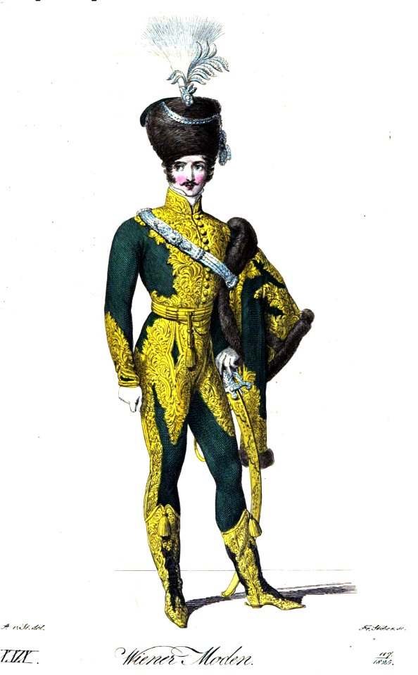 Viennese fashion, 1825 (33)