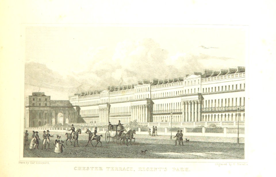 Chester Terrace, Regent's Park - Shepherd, Metropolitan Improvements (1828), p271