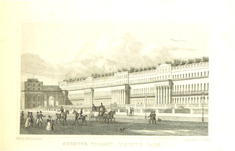 Chester Terrace, Regent's Park - Shepherd, Metropolitan Improvements (1828), p271