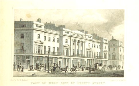 Part of West Side of Regent Street - Shepherd, Metropolitan Improvements (1828), p253 (another)