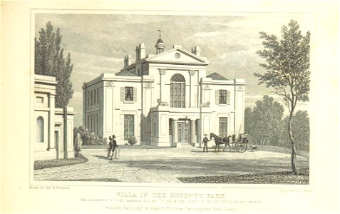 Villa in the Regent's Park - Shepherd, Metropolitan Improvements (1828), p289