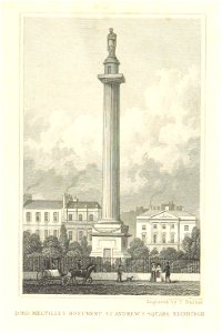 MA(1829) p.029 - Lord Melville's Monument, St Andrew's Square, Edinburgh - Thomas Hosmer Shepherd