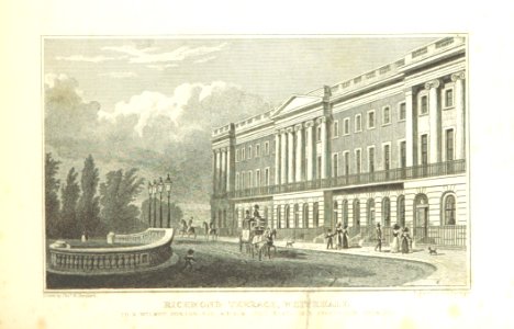 Richmond Terrace, Whitehall - Shepherd, Metropolitan Improvements (1828), p229