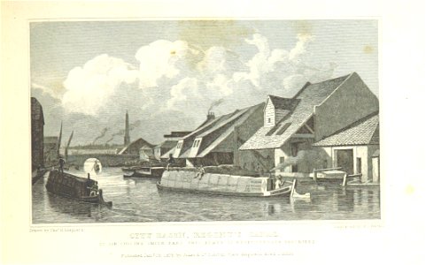 City Basin, Regent's Canal - Shepherd, Metropolitan Improvements (1828), p207