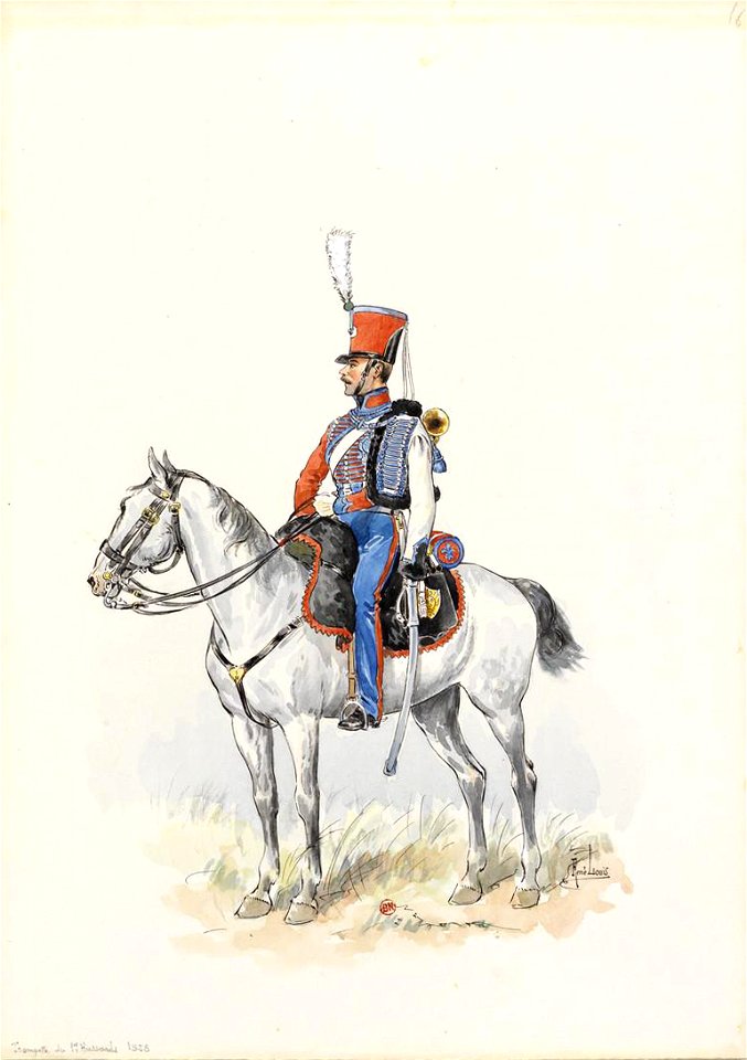 1828 - Trompette du 1er Hussards (16)