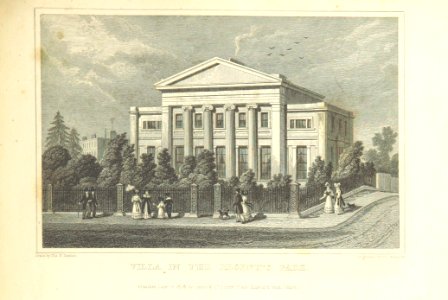 Villa in the Regent's Park - Shepherd, Metropolitan Improvements (1828), p277