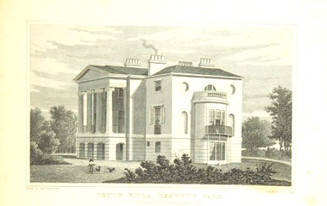 South Villa, Regent's Park - Shepherd, Metropolitan Improvements (1828), p271