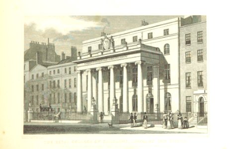 The Royal College of Surgeons, Lincoln's Inn Fields - Shepherd, Metropolitan Improvements (1828), p241