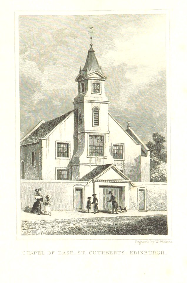 MA(1829) p.185 - Chapel of Ease, St Cuthbert's, Edinburgh - Thomas Hosmer Shepherd
