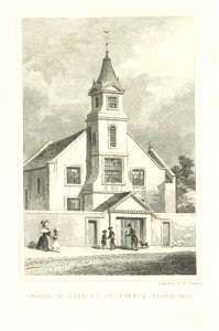 MA(1829) p.185 - Chapel of Ease, St Cuthbert's, Edinburgh - Thomas Hosmer Shepherd