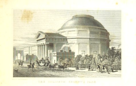 The Coliseum, Regent's Park - Shepherd, Metropolitan Improvements (1828), p191