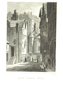 MA(1829) p.195 - High School Wynd - Thomas Hosmer Shepherd
