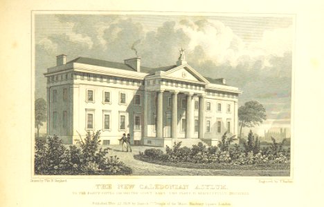 The new Caledonian Asylum - Shepherd, Metropolitan Improvements (1828), p255