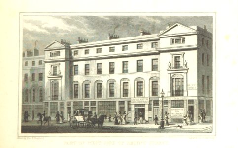Part of West Side of Regent Street - Shepherd, Metropolitan Improvements (1828), p235