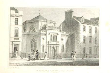 MA(1829) p.087 - St George's Chapel, York Place, Edinburgh - Thomas Hosmer Shepherd