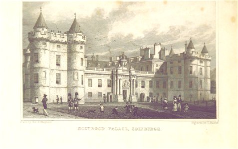 MA(1829) p.106 - Holyrood Palace, Edinburgh - Thomas Hosmer Shepherd